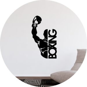 Adesivo de Casa Boxing, Boxe Esporte