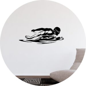 Adesivo de Casa Nadador Esporte