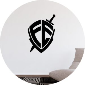 Adesivo de Casa Escudo da Fé