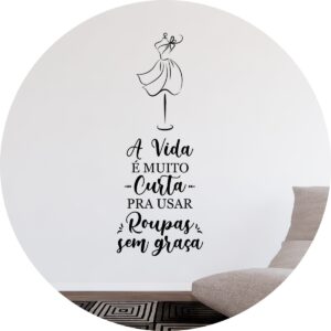 Adesivo de Casa Decorativo Roupas e Moda