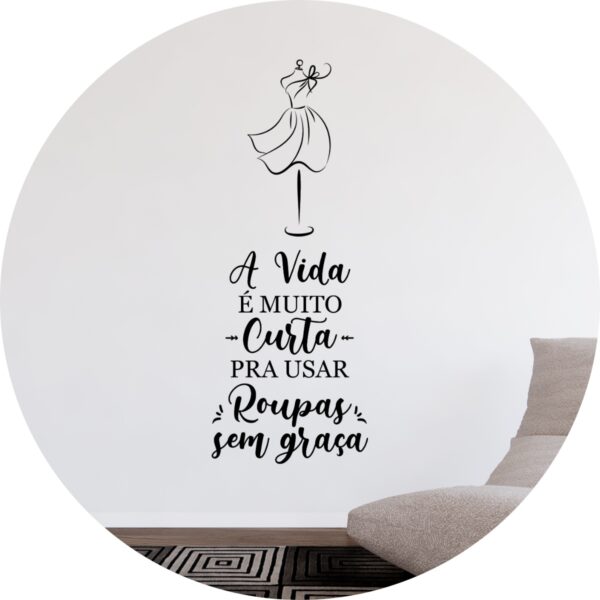 Adesivo de Casa Decorativo Roupas e Moda