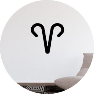 Adesivo de Casa Signo Zodiaco Áries