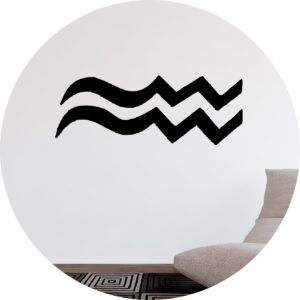 Adesivo de Casa Signo Zodíaco Aquário