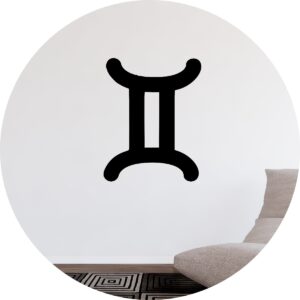 Adesivo de Casa Signo Zodíaco Gêmeos