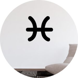 Adesivo de Casa Signo Zodíaco Peixes