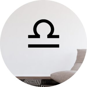 Adesivo de Casa Signo Zodíaco Libra