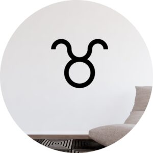 Adesivo de Casa Signo Zodíaco Touro