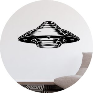 Adesivo de Casa Disco Voador Ovni Ufo