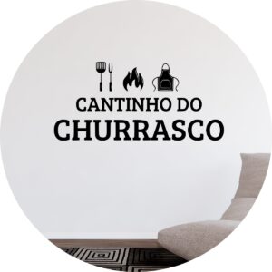 Adesivo de Casa Cantinho do Churrasco