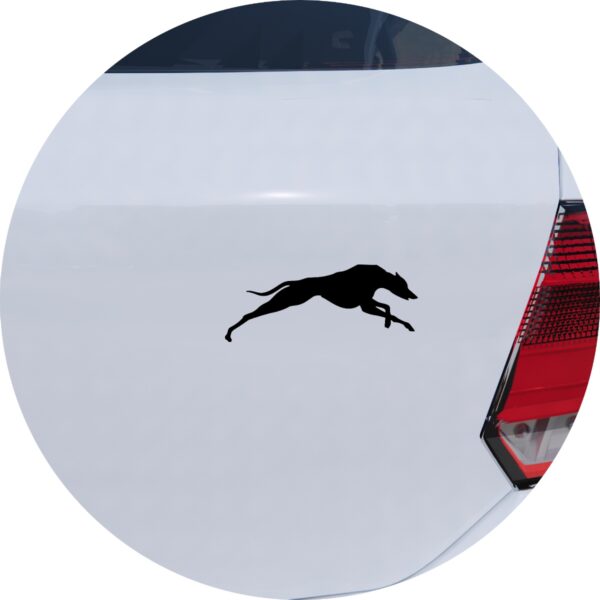 Adesivo de Carro Greyhound Saltando