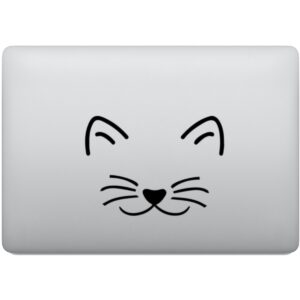 Adesivo de Notebook Gato Sorrindo
