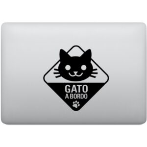 Adesivo de Notebook Gato a Bordo
