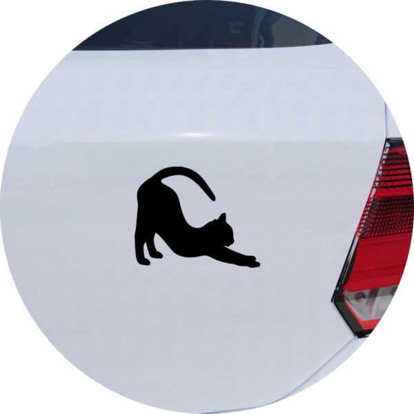 Adesivo de Carro Gato Espreguiçando