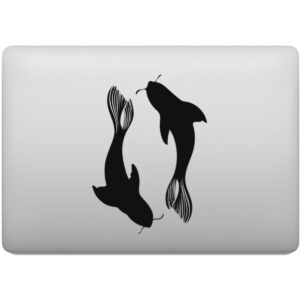 Adesivo de Notebook Carpas Koi Nadando