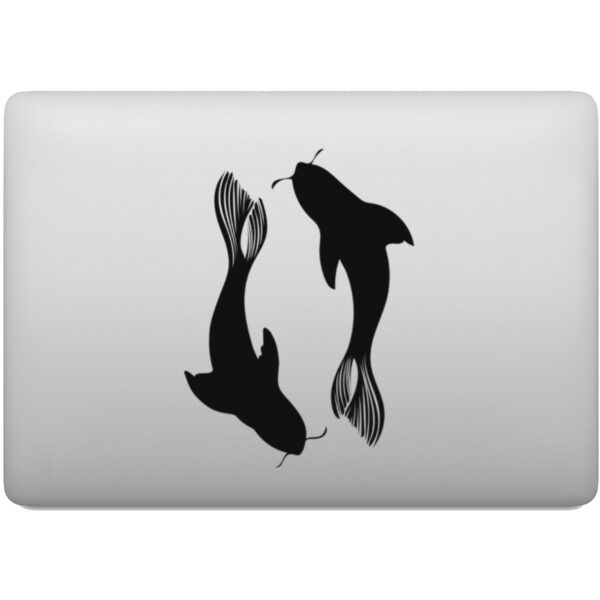 Adesivo de Notebook Carpas Koi Nadando