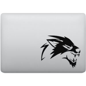 Adesivo de Notebook Lobo Rosnando