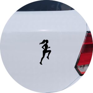 Adesivo de Carro Corrida Menina Run