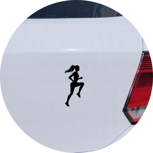 Adesivo de Carro Corrida Menina Run