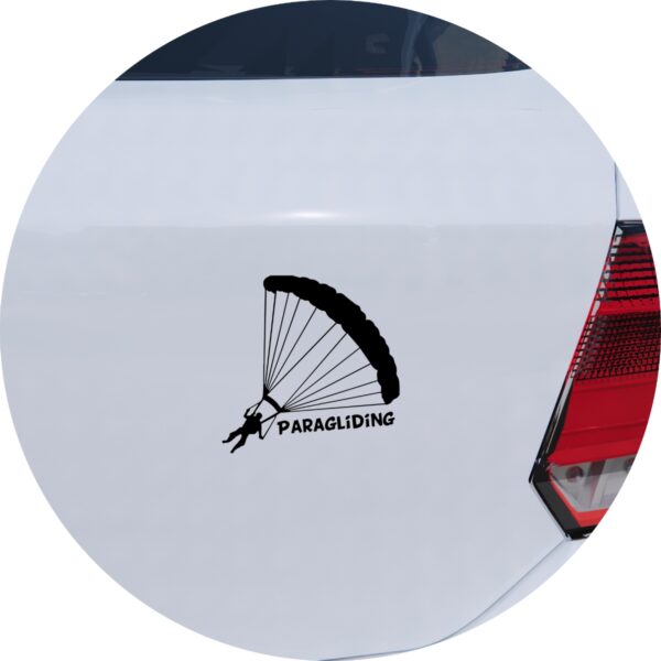 Adesivo de Carro Paraglide Parapente Paraglider