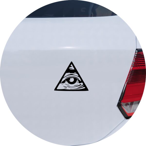 Adesivo de Carro Olho Que Tudo Vê Piramide