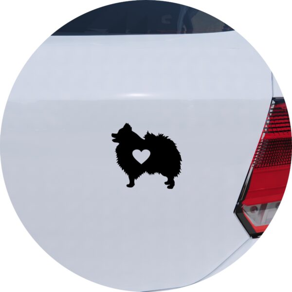 Adesivo de Carro Lulu Da Pomerânia