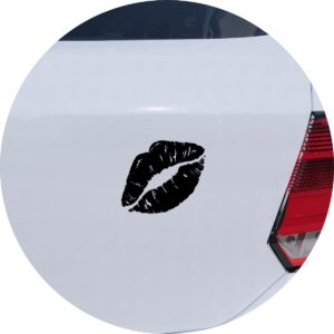 Adesivo de Carro Lábios Beijo Boca e Batom