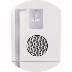 Adesivo de Casa Flor da Vida Geometria Sagrada