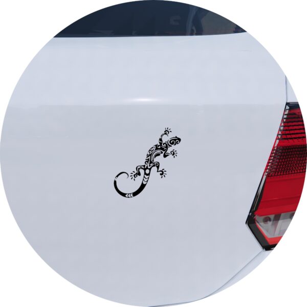 Adesivo de Carro Lagarto Camaleão Tribal Lizard