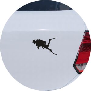 Adesivo de Carro Mergulhador Diving Mergulho