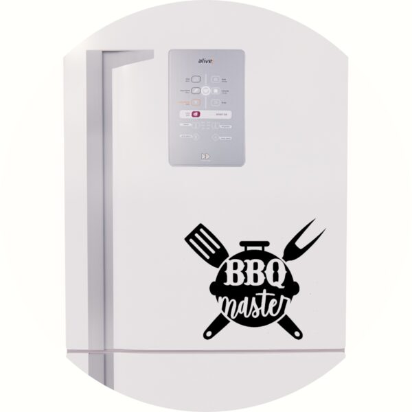 Adesivo de Casa Churrasco Bbq Mestre Churrasqueiro