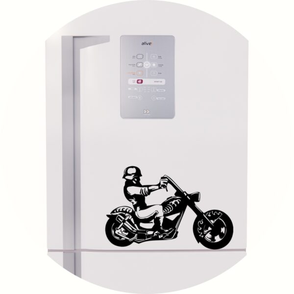 Adesivo de Casa Motociclista Moto Harley Estradeira