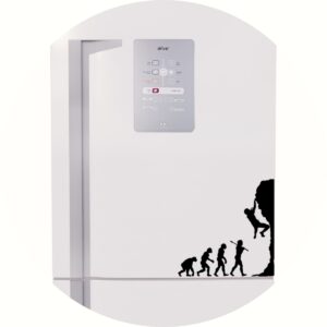Adesivo de Casa Evolução do Homem Rapel