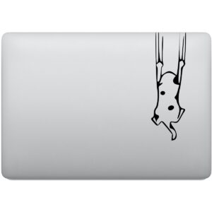 Adesivo de Notebook Gato Escorregando