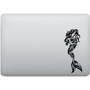 Adesivo de Notebook Sereia Tribal Mar
