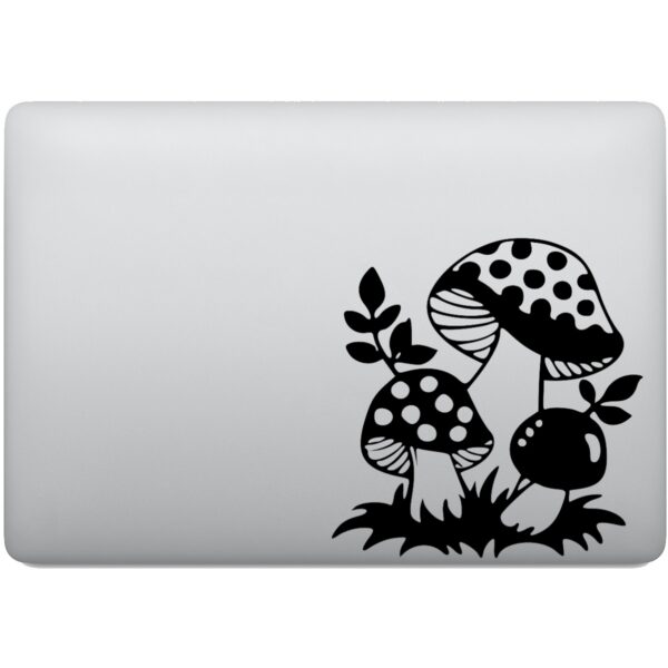 Adesivo de Notebook Cogumelos Selvagens da Natureza