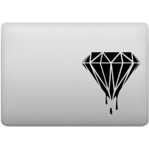 Adesivo de Notebook Diamante Brilhante Jóia Pingando