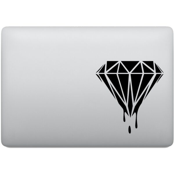 Adesivo de Notebook Diamante Brilhante Jóia Pingando