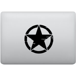 Adesivo de Notebook Estrela Militar