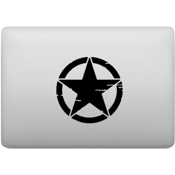 Adesivo de Notebook Estrela Militar