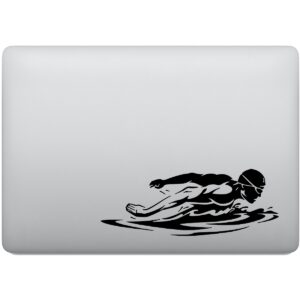 Adesivo de Notebook Nadador Esporte