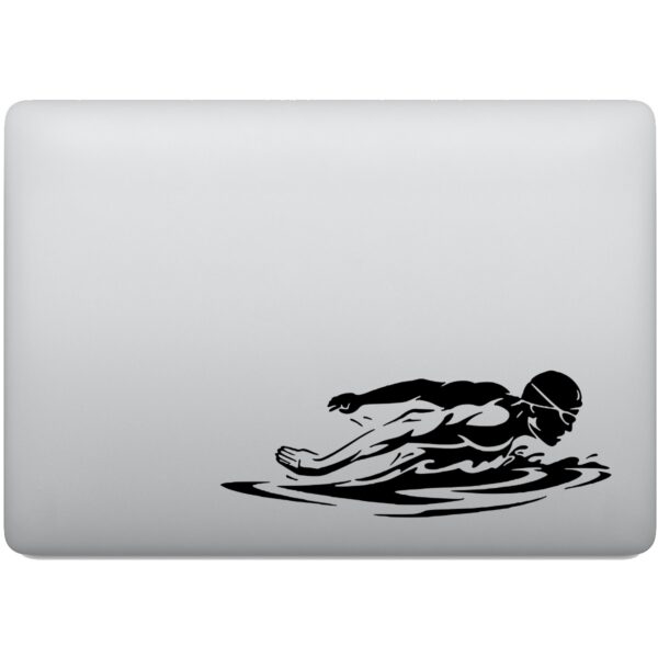 Adesivo de Notebook Nadador Esporte