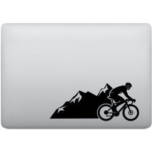 Adesivo de Notebook Montanha Ciclismo Ciclista Bicicleta