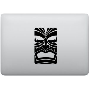 Adesivo de Notebook Maori Tiki Máscara Guerreiro
