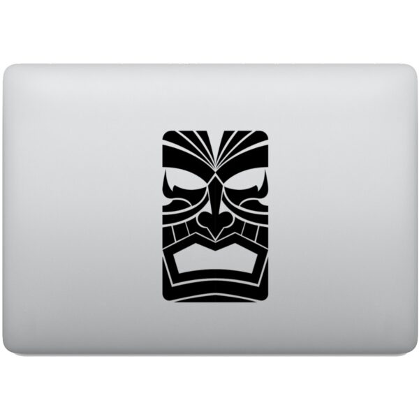 Adesivo de Notebook Maori Tiki Máscara Guerreiro