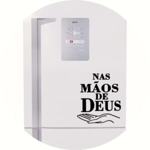Adesivo de Casa Nas Mãos De Deus
