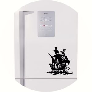 Adesivo de Casa Navio Pirata Barco