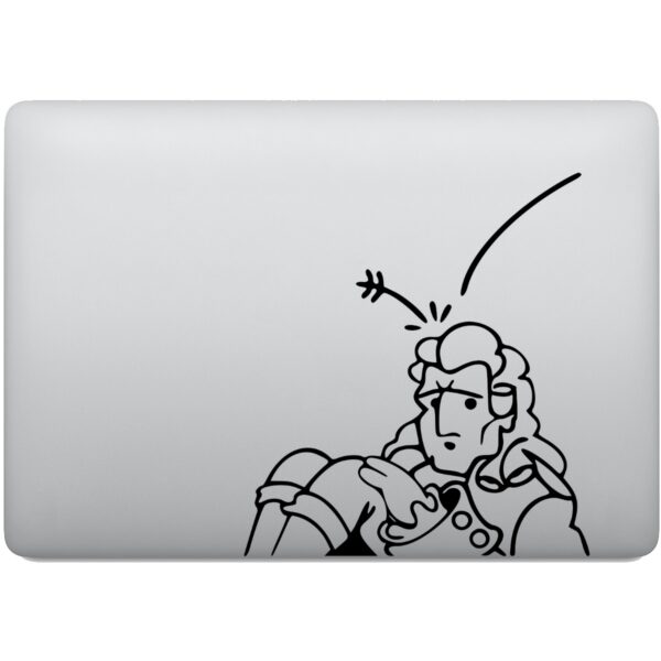 Adesivo de Notebook Isaac Newton