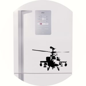 Adesivo de Casa Helicóptero De Guerra Apache