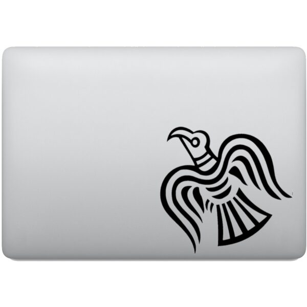 Adesivo de Notebook Corvo Odin Viking Nórdico