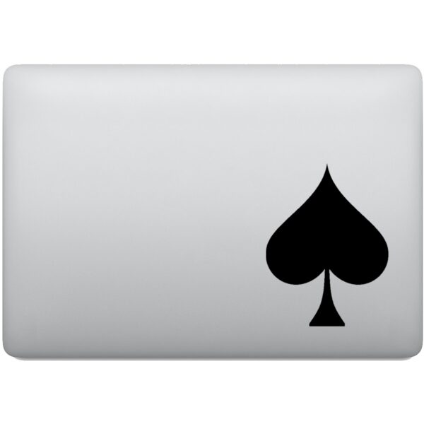 Adesivo de Notebook Naipe De Espadas Cartas Baralho